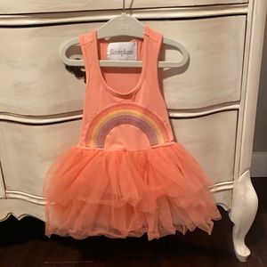 I Love Plum Tutu 6/12 months